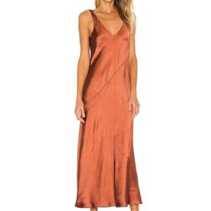 Loulou satin dress size S